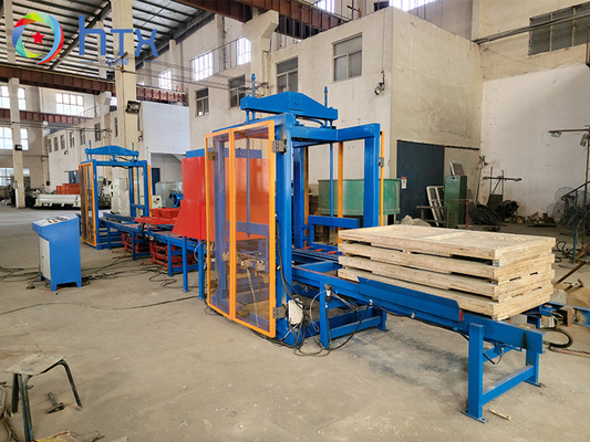 Équipement de chaîne de production de panneaux en pierre artificielle pour l'intérieur en ciment