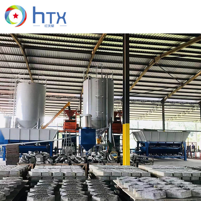 Système de dosage automatique Processus de fabrication de bloc de ciment de machine à béton coulé humide