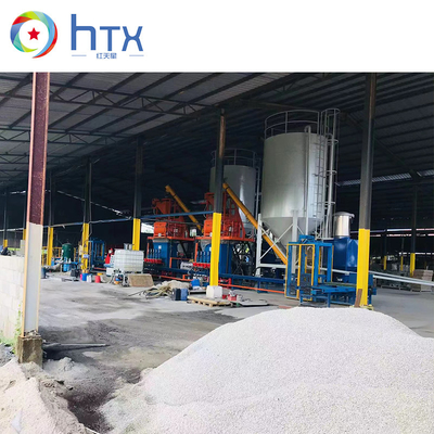 Ligne de production de pierre d'alimentation extérieure de maison en pierre cultivée par machine de doseur humide de coulée de béton