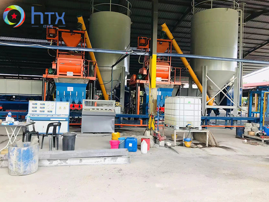 Chaîne de production fondue d'avance de panneau de mur 3D machine de bâti concrète de placage en pierre artificiel