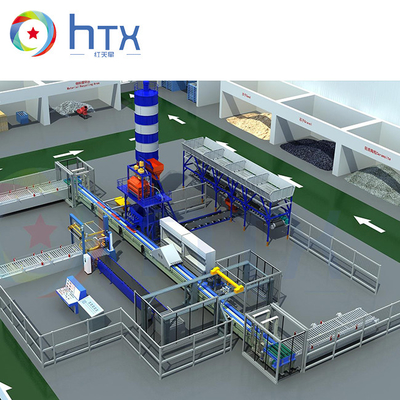 Carrelage de dosage concret automatique de système de panneau de mur de économiser de travail faisant la machine