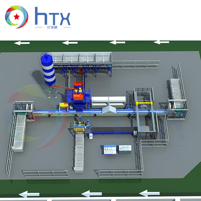 Ligne de production de pierres artificielles moulées par voie humide Machine à béton préfabriqué