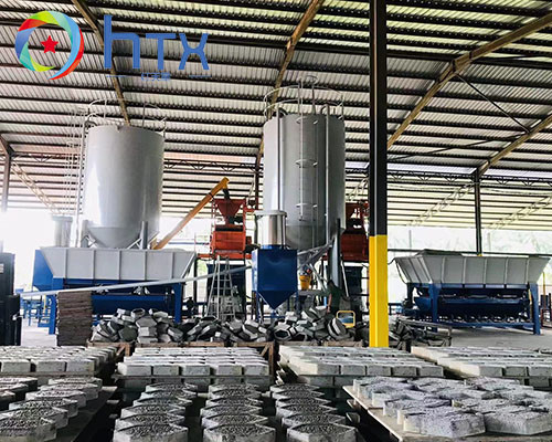Chaîne de production en plastique moulée humide de machine à paver de machines de puissance élevée contrôle de PLC de 7000*1000*1800mm