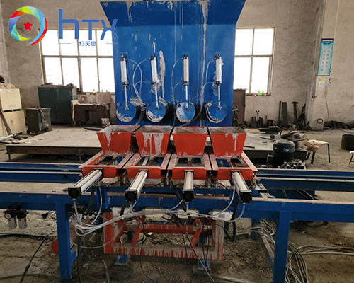 Chaîne de production à grande vitesse de panneau de mur 3D machine à paver concrète de moule en plastique faisant des machines