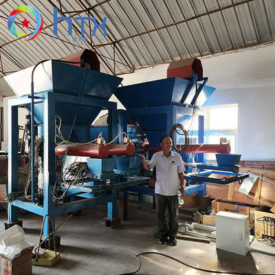 Automatique 37,6KW de la coulée de béton machine de dosage humide ligne de production de placage de pierre