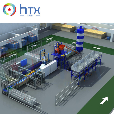 Système de commande PLC Machines de coulée à l'eau humide pour équipements de béton préfabriqués