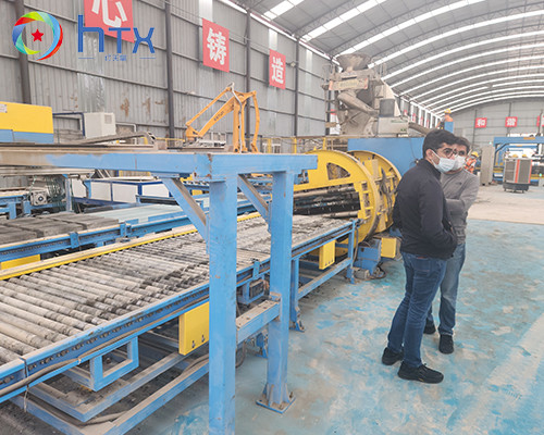 Ligne de production de pierre artificielle avec machines automatiques de coulée humide