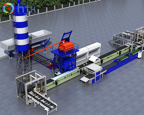 Machine automatique pour paver les blocs de béton