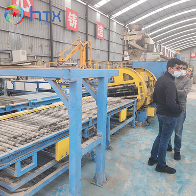 Machine de fabrication de murs de soutènement en béton