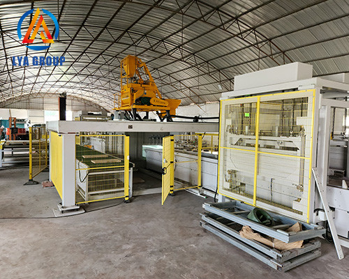 Machines pour le béton moulé à la vapeur