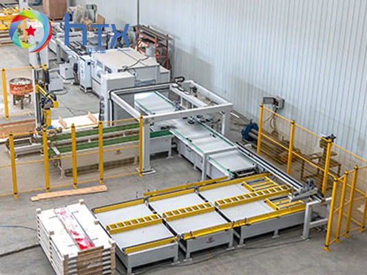 Ligne de production de pierres de seuil artificiel