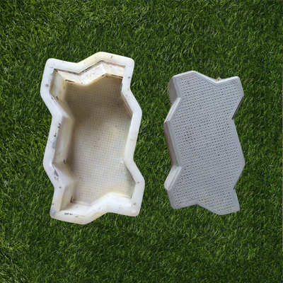 Moule en caoutchouc en plastique de machine à paver, moule concret de chemin de ciment de couplage