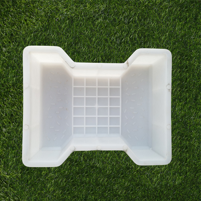 Hexagone plaine en plastique de moule de machine à paver de progression de patio de 9 pouces lisse