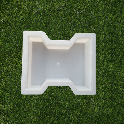 Hexagone plaine en plastique de moule de machine à paver de progression de patio de 9 pouces lisse