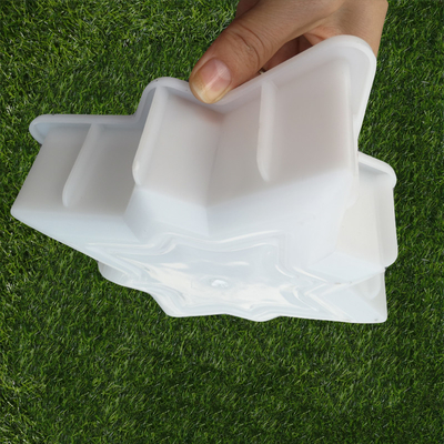 Moule en plastique concret décoratif fondu d'avance de machine à paver pour le jardin