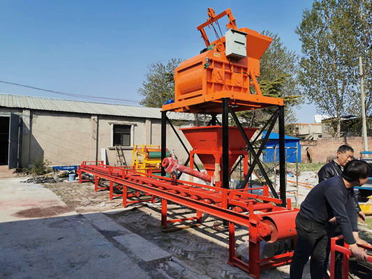 Coupure de T50mm pavant le bloc faisant la machine, machine de machine à paver de béton préfabriqué