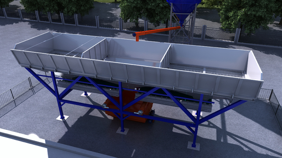Chaîne de production en pierre artificielle de dosage concrète automatique de la machine 12.7KW