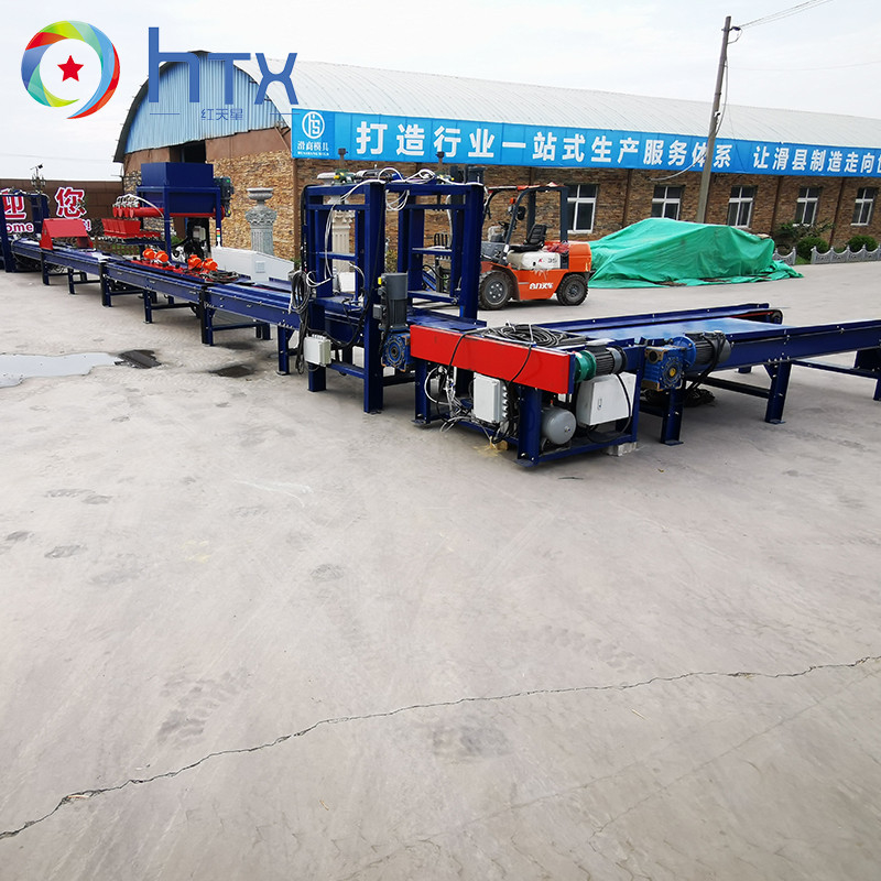 Chaîne de production en pierre artificielle moulée humide décorative de placage de machines