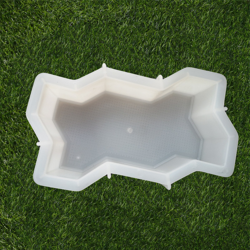 Le verrouillage de route couvre de tuiles la taille en plastique en caoutchouc du moule 25*25*4.5cm de machine à paver